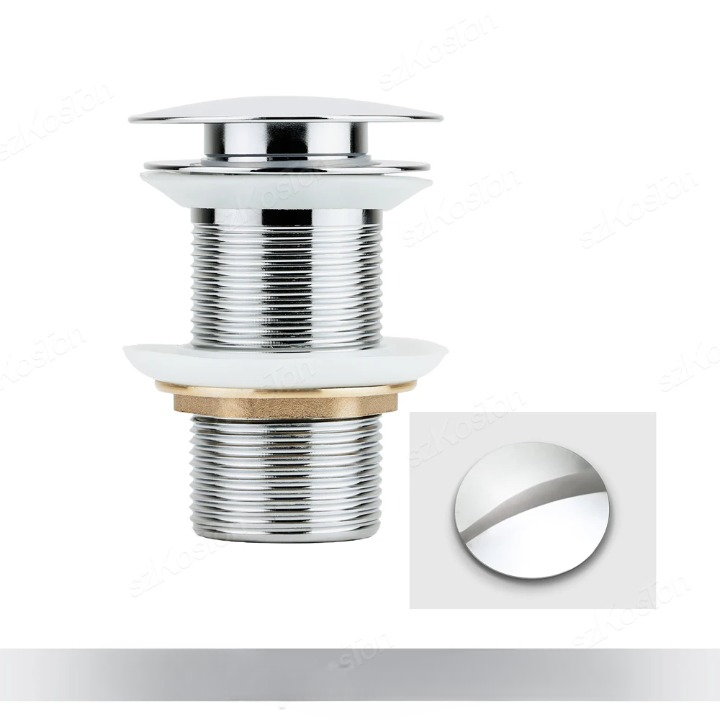 Lisslune | Pop-Up Basin Drain Plug with Overflow Options (1+1 FREE)