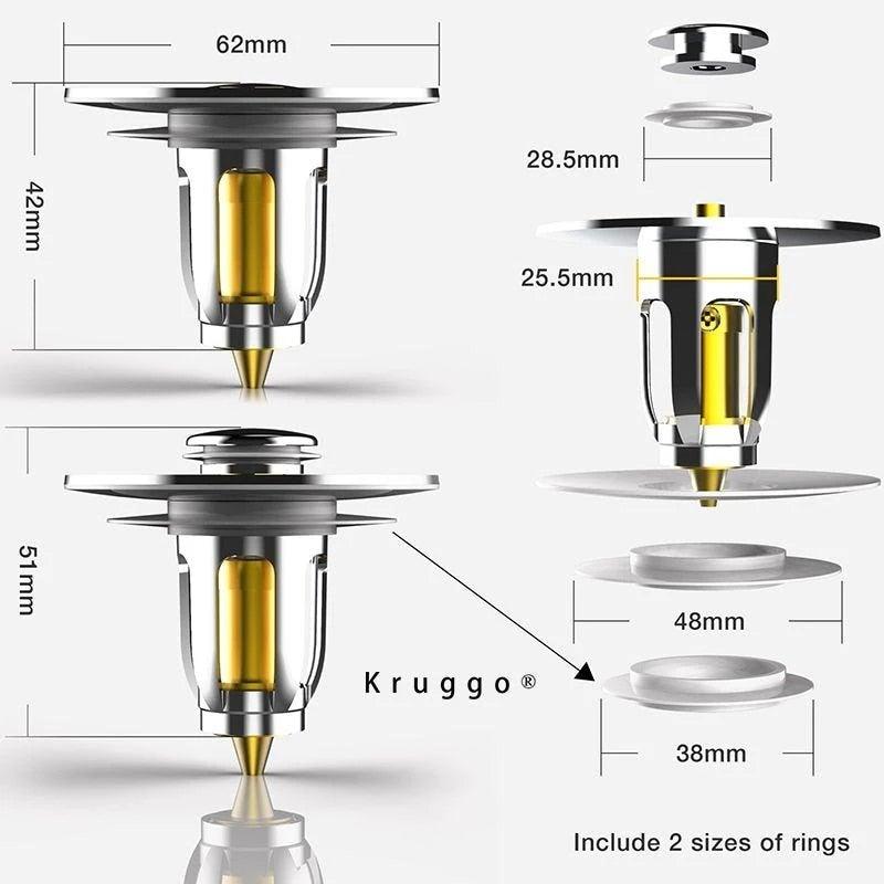 Lisslune | Popup X Clogging Basin Drain