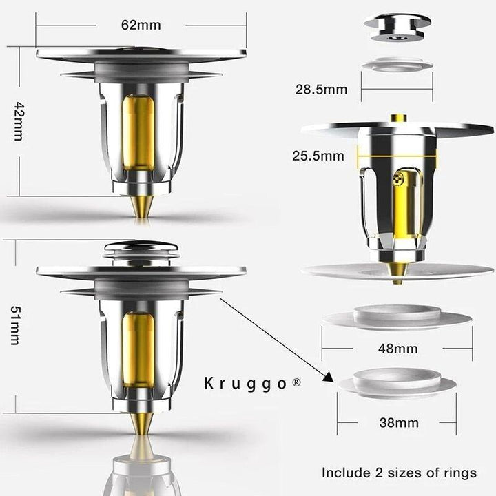 Lisslune | Popup X Clogging Basin Drain