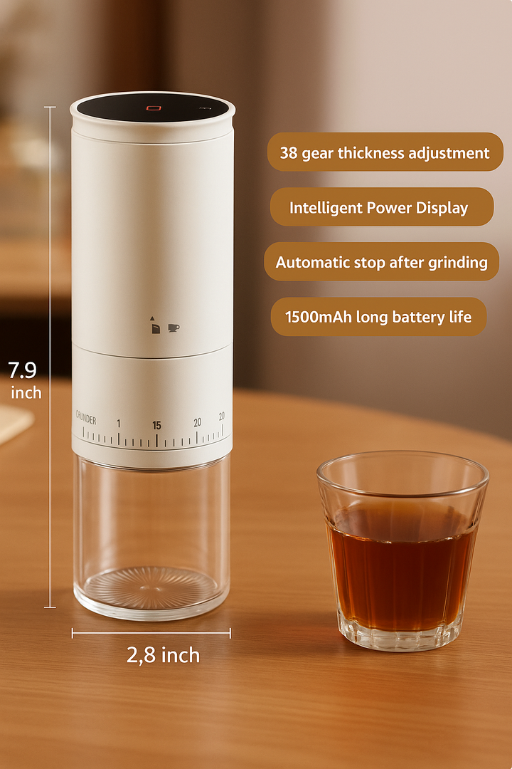 Lisslune | Portable Electric Coffee Grinder - BeanBuddy