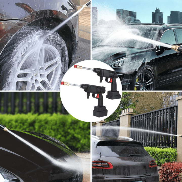 Lisslune | CLEANBURST – Portable Electric High-Pressure Cleaner with Foam Bottle & Dual Nozzles