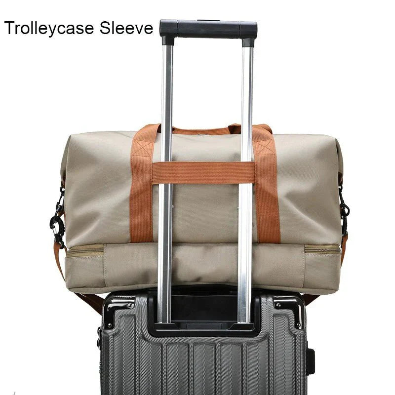 Lisslune | FITVOY DUFFEL – Lightweight Gym & Travel Bag with Shoe Compartment and Wet-Dry Separation