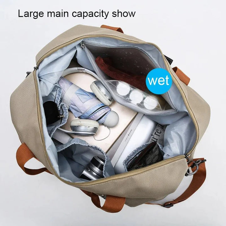 Lisslune | FITVOY DUFFEL – Lightweight Gym & Travel Bag with Shoe Compartment and Wet-Dry Separation