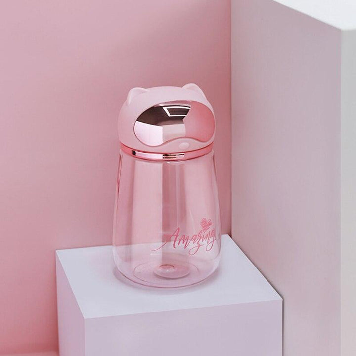 Lisslune | Shady eco-friendly cat-themed water bottle for kids - Cute hydration solution