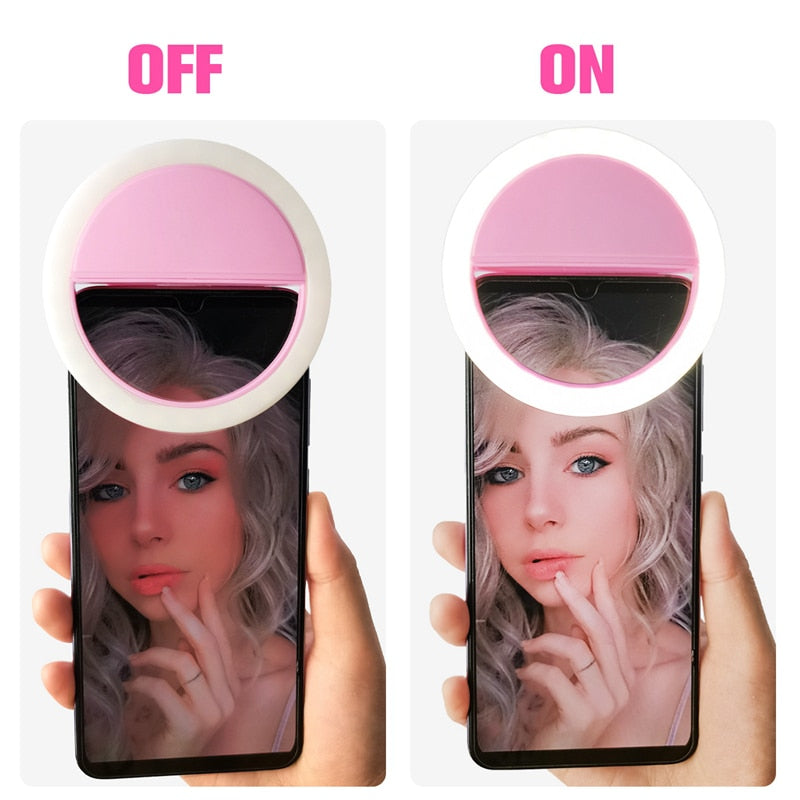 Lisslune | Portable Selfie Ring Light - GlowSnap