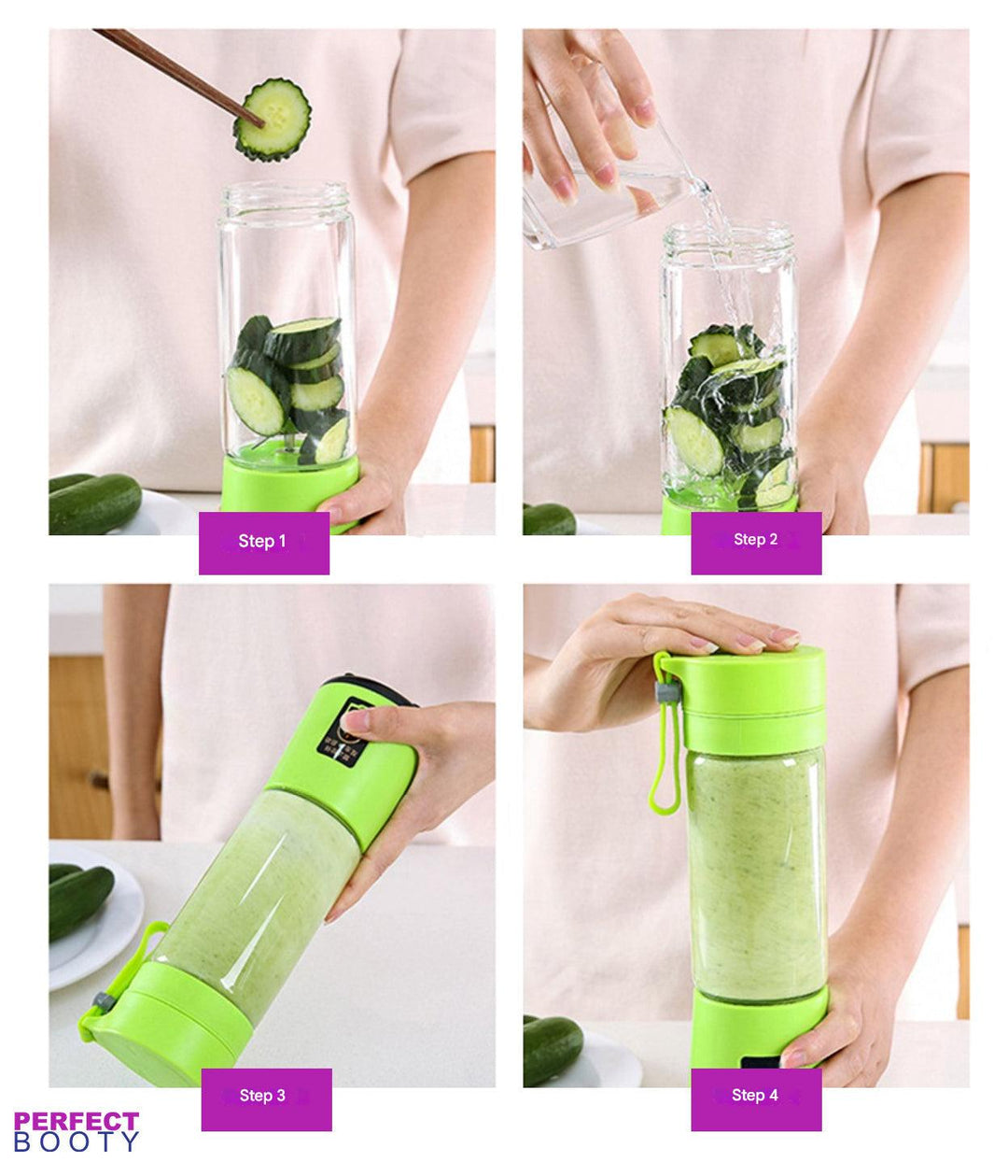 Lisslune | Portable Smoothie Maker with Drinking Function – FreshBlend To-Go