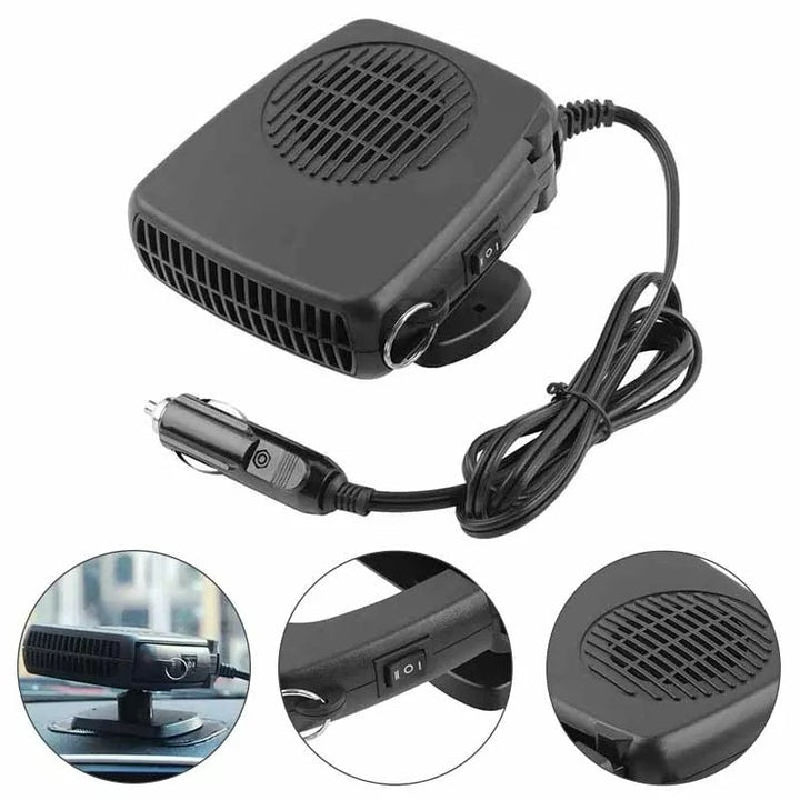 Lisslune | 12V Portable Car Heater with 360° Rotatable Base