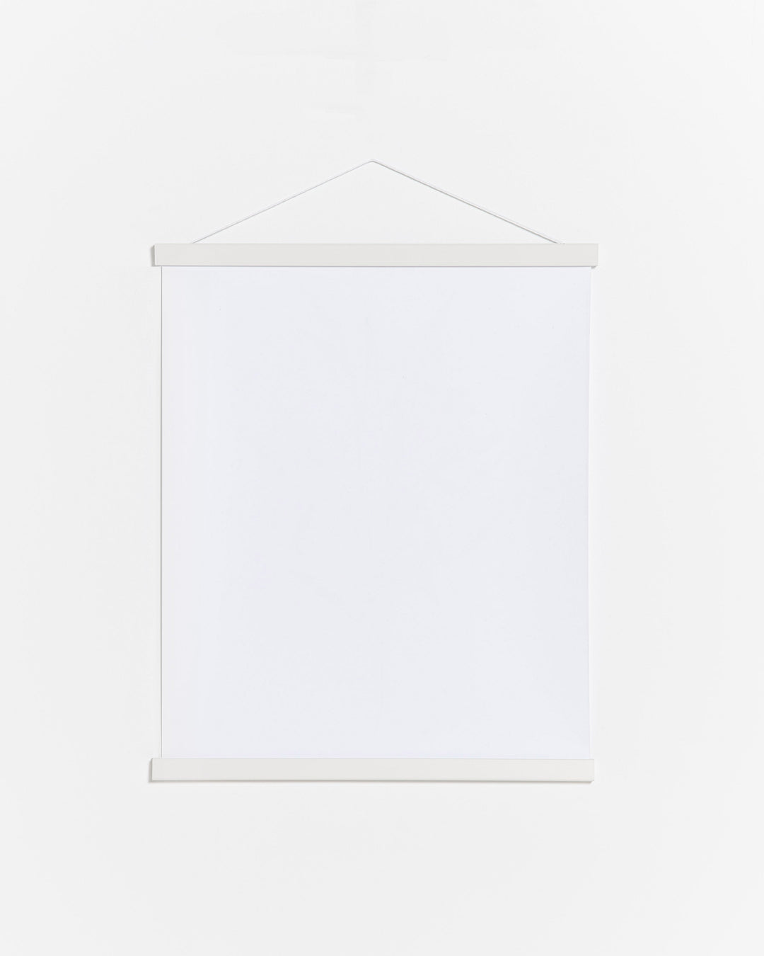 Lisslune | Magnetic white wooden poster hanger, 30 cm