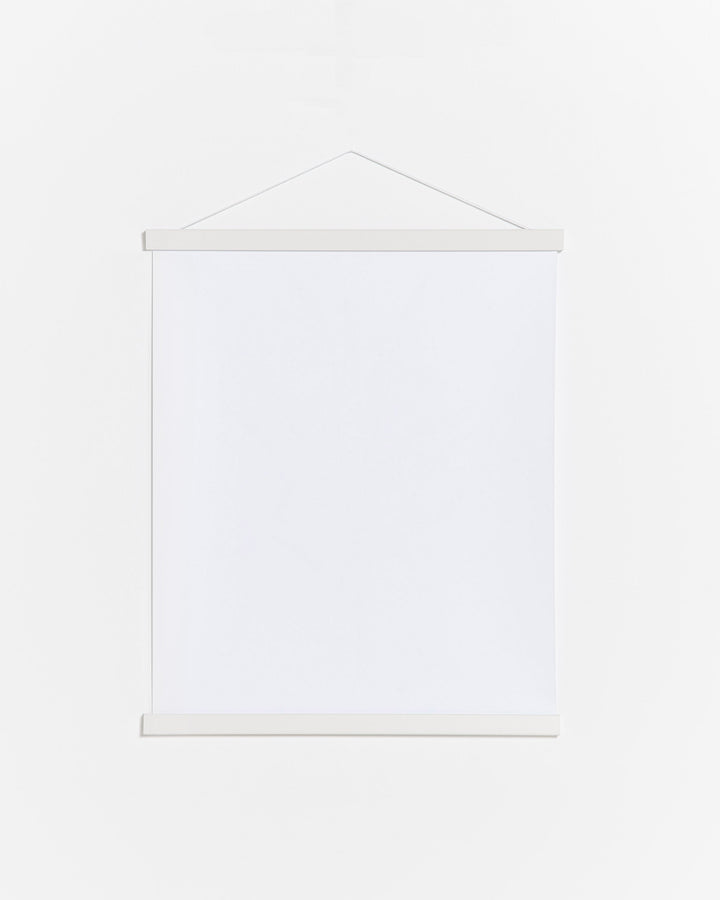 Lisslune | Magnetic white wooden poster holder, 60 cm