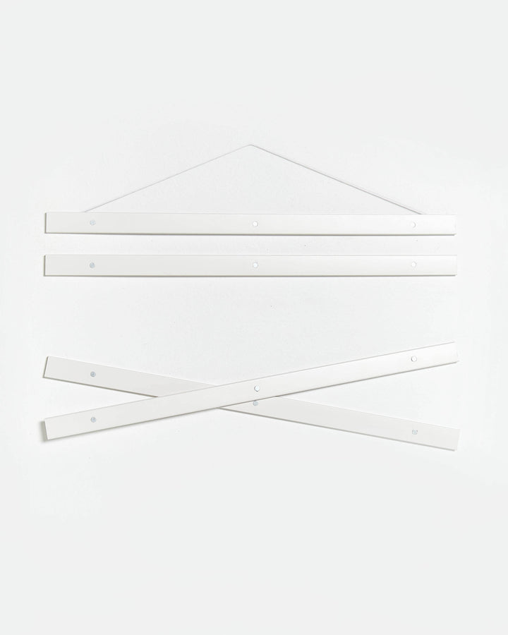 Lisslune | Magnetic white wooden poster hanger, 30 cm