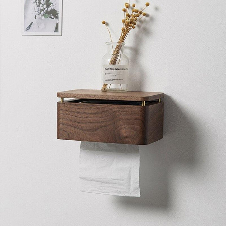 Lisslune | Wood Toilet Paper Holder