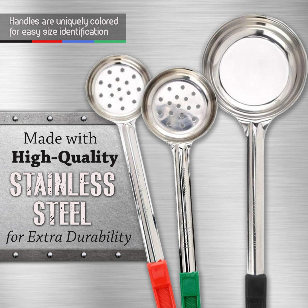 Lisslune | Portion Control Serving Spoons Set – 8-Piece Measuring Spoons
