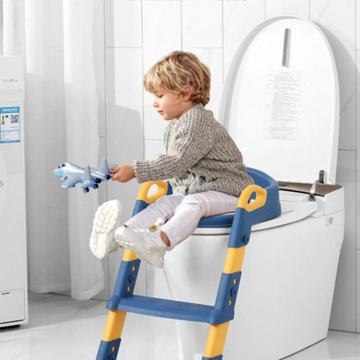 Lisslune | Foldable Potty Trainer Seat with Ladder for Toddler