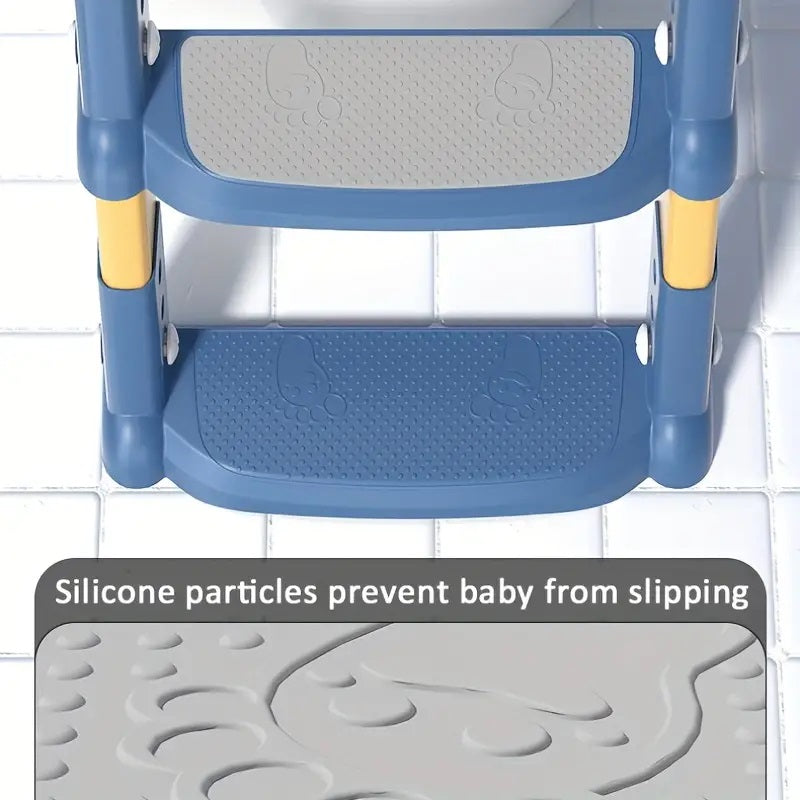 Lisslune | Foldable Potty Trainer Seat with Ladder for Toddler