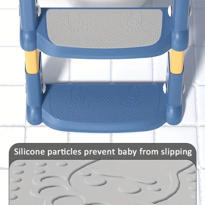 Lisslune | Foldable Potty Trainer Seat with Ladder for Toddler