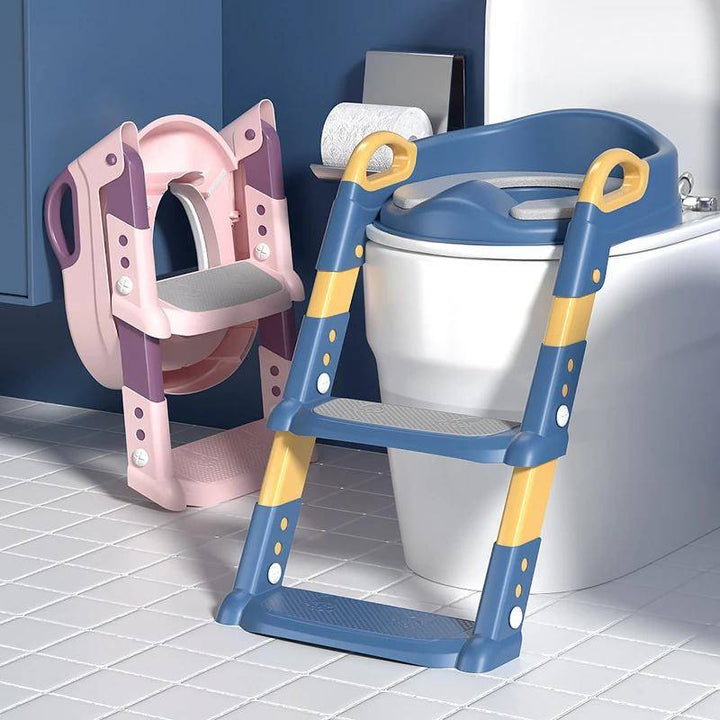 Lisslune | Foldable Potty Trainer Seat with Ladder for Toddler