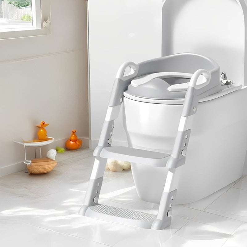Lisslune | Foldable Potty Trainer Seat with Ladder for Toddler