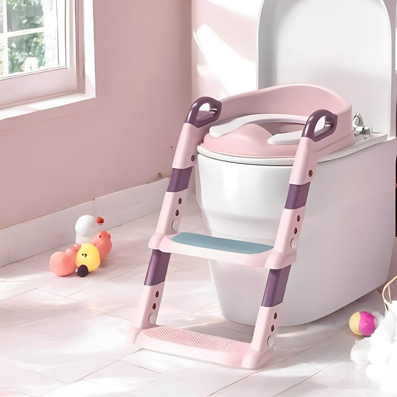 Lisslune | Foldable Potty Trainer Seat with Ladder for Toddler