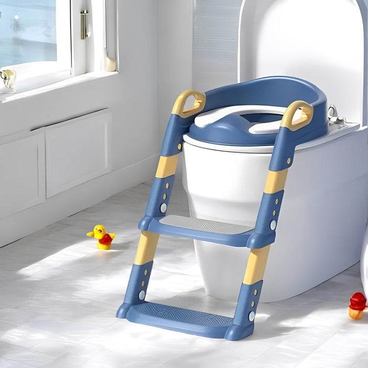 Lisslune | Foldable Potty Trainer Seat with Ladder for Toddler