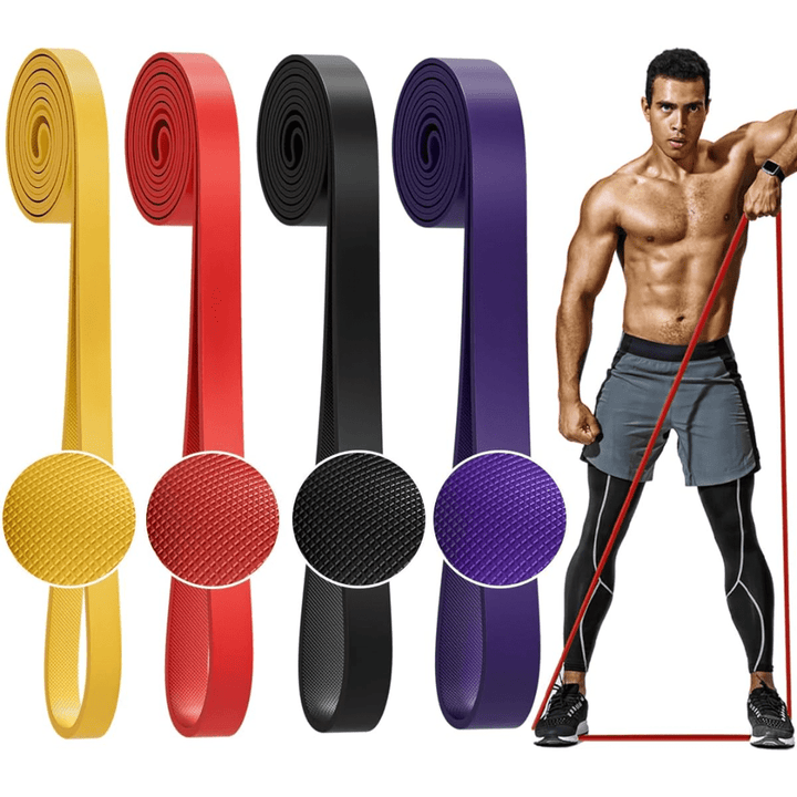 Lisslune | Power Band Resistance Set – Latex Fitness Bands for Pull-Ups, Strength Training, Flexibility and Full-Body Workouts