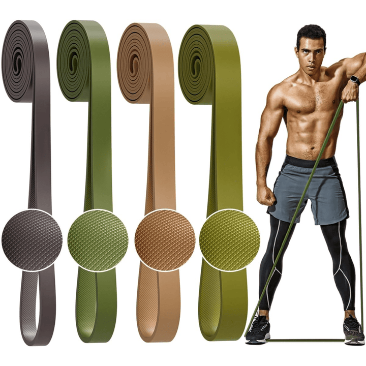 Lisslune | Power Band Resistance Set – Latex Fitness Bands for Pull-Ups, Strength Training, Flexibility and Full-Body Workouts