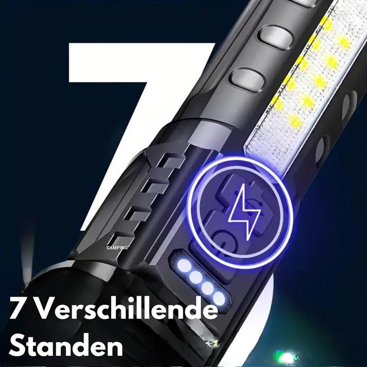 Lisslune | PowerBeam Military Torch with 5000 Lumens