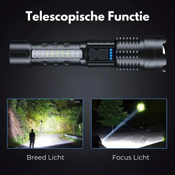 Lisslune | PowerBeam Military Torch with 5000 Lumens