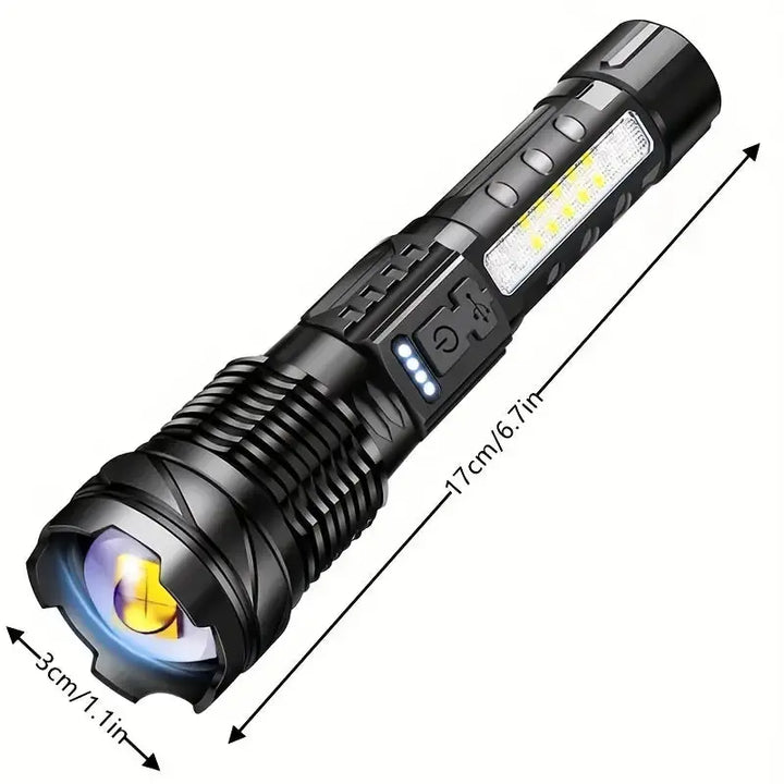 Lisslune | PowerBeam Military Torch with 5000 Lumens