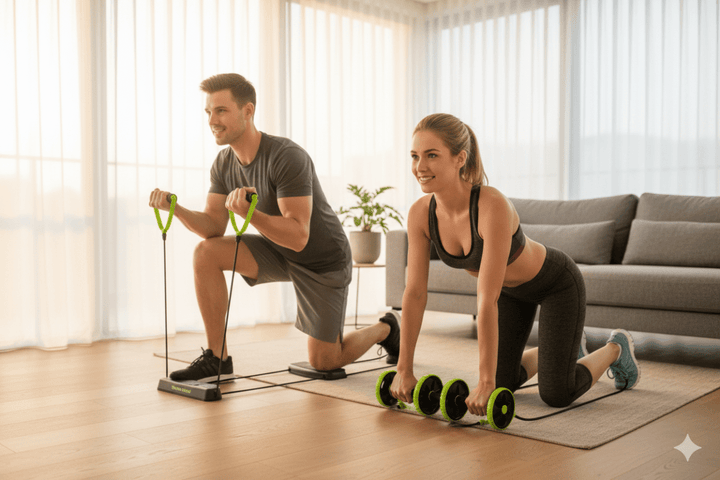 Lisslune | POWERFLEX – Compact Home Workout Device for Full-Body Resistance Training