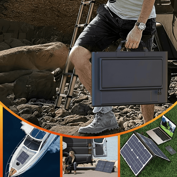 Lisslune | PowerFold Elite – Foldable Solar Panel with MPPT Technology