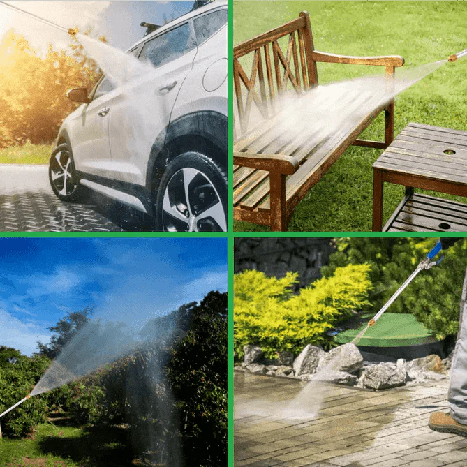 Lisslune | PowerJet PRO – High-pressure cleaning lance without electricity for garden & terrace