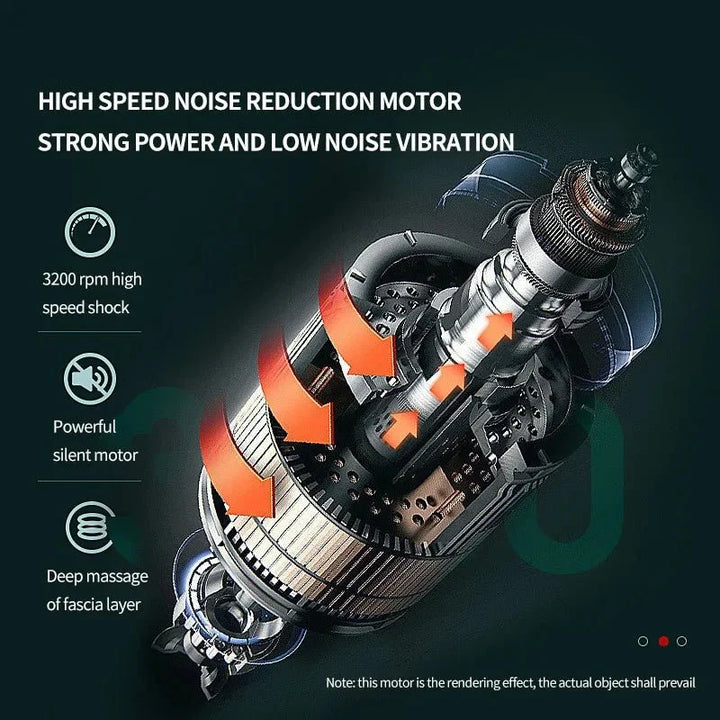 Lisslune | PowerPulse – Portable Vibration Massage Gun for Muscle Recovery