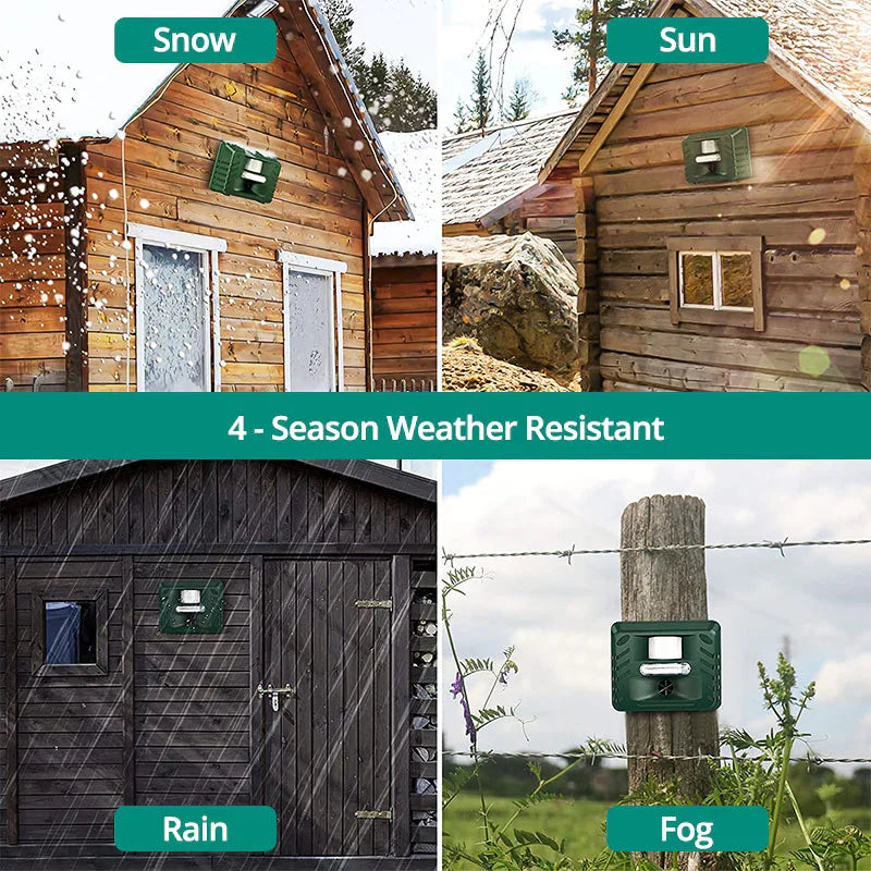 Lisslune | Ultrasonic Animal Repeller | Motion-Activated, Eco-Friendly & Safe for Gardens and Yards