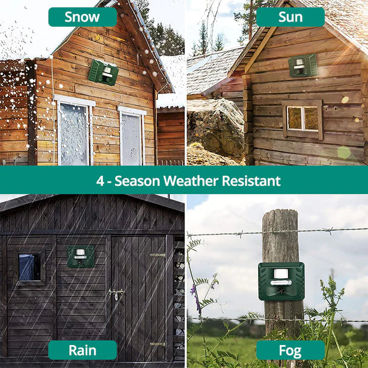 Lisslune | Ultrasonic Animal Repeller | Motion-Activated, Eco-Friendly & Safe for Gardens and Yards