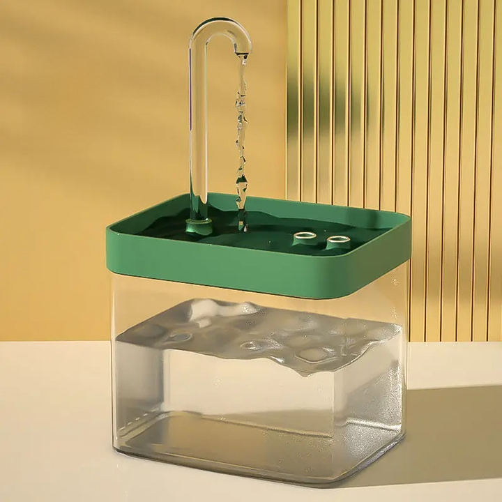 Lisslune | Ultra-quiet Pet Water Fountain with Intelligent Filtration - 1.5 l Stainless Steel