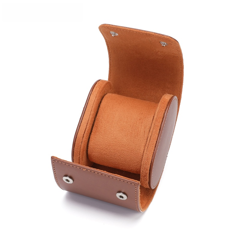 Lisslune | Vintage Leather 3-Slot Men's Watch Box for Travel