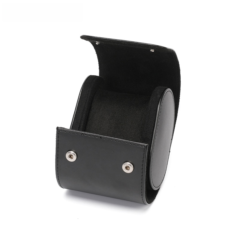 Lisslune | Vintage Leather 3-Slot Men's Watch Box for Travel