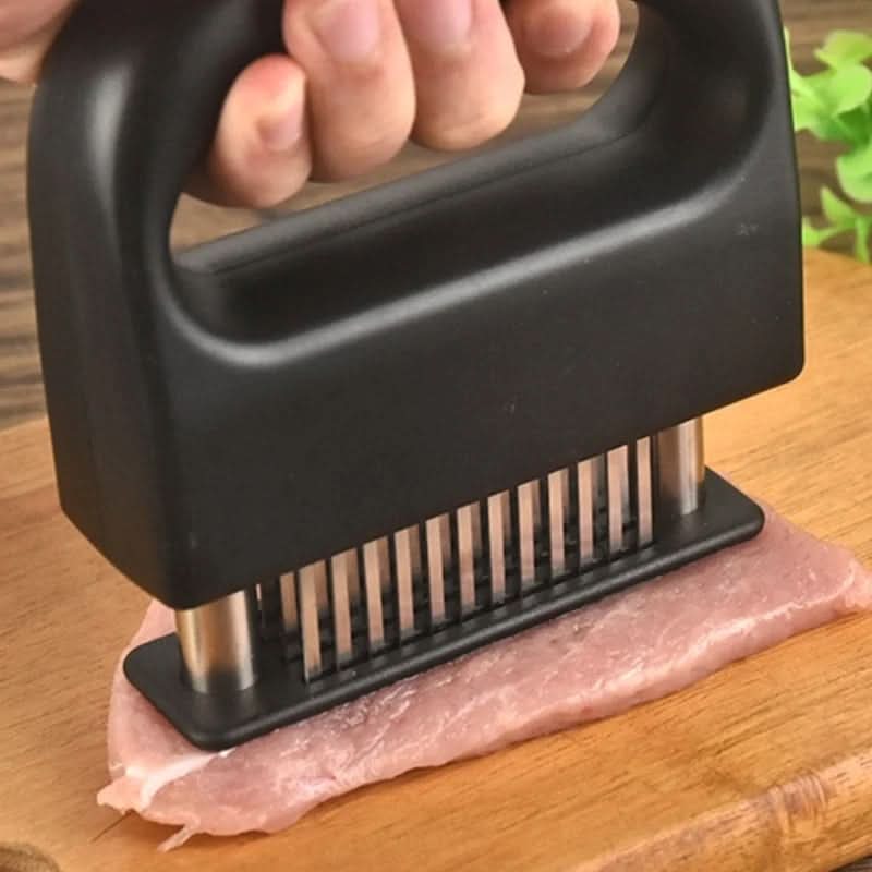 Lisslune | Meat Tenderizer with 48 Stainless Steel Blades – Easy & Safe Use