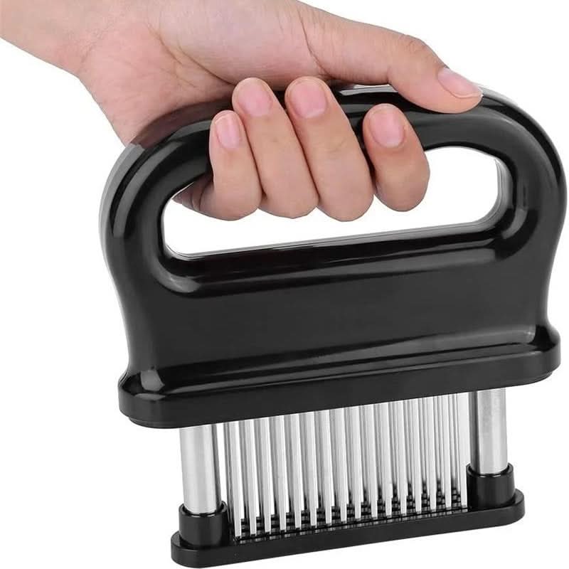 Lisslune | Meat Tenderizer with 48 Stainless Steel Blades – Easy & Safe Use