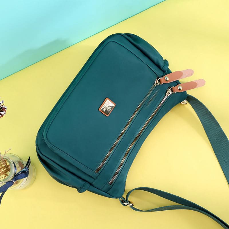 Lisslune | Lightweight Nylon Shoulder Bag with Pockets