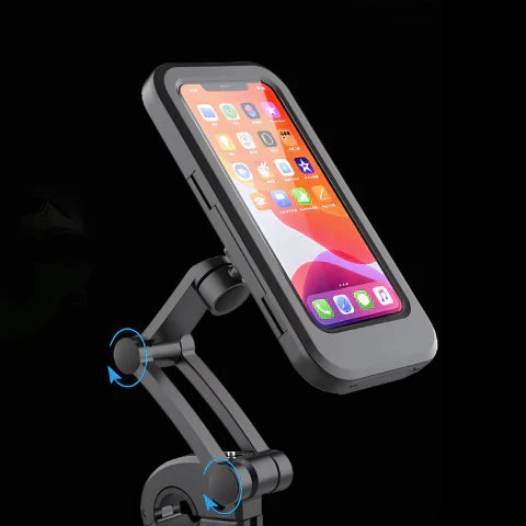 Lisslune | SafeRide Waterproof Phone Holder – 360° Rotatable for Bike and Rain Weather
