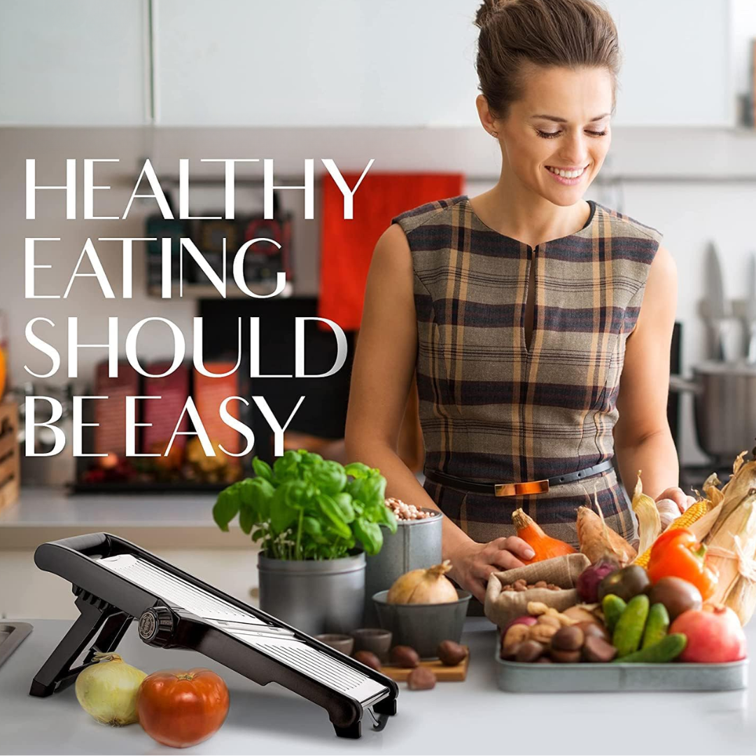 Lisslune | Premium food slicer with cut-resistant gloves