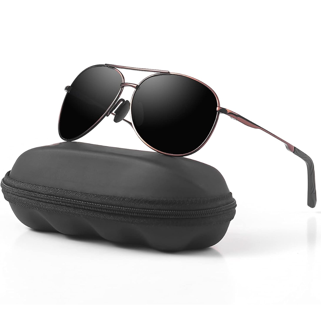 Lisslune | Joey Polarized Aviator Sunglasses with UV400 Protection