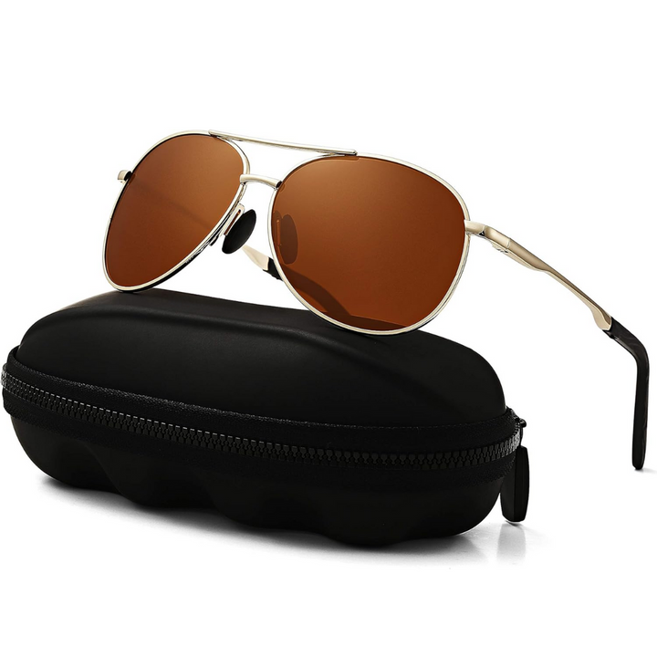 Lisslune | Joey Polarized Aviator Sunglasses with UV400 Protection