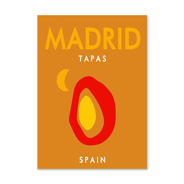 Rynx | Preppy Cities Bright Canvas Poster