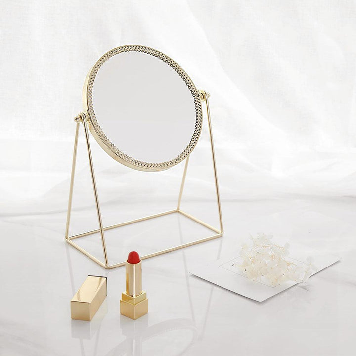 Rynx Elegance Gold Lace Round Mirror