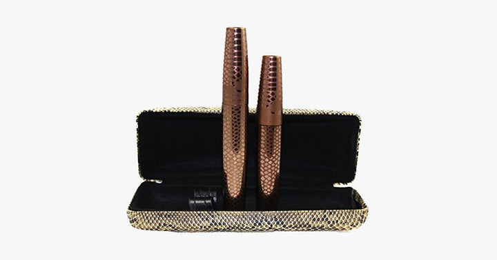 Lisslune | Waterproof Mascara with Snake Print Box - Bring Your Lashes to Luxurious Lengths