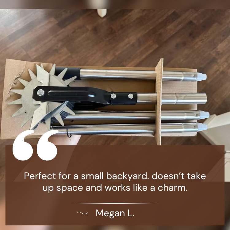 Lisslune | Lawn Edger | Adjustable Length, Ergonomic Design & Ideal for Homeowners and Garden Enthusiasts