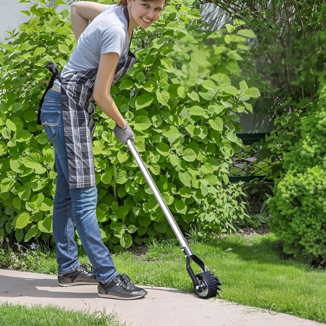 Lisslune | Lawn Edger | Adjustable Length, Ergonomic Design & Ideal for Homeowners and Garden Enthusiasts