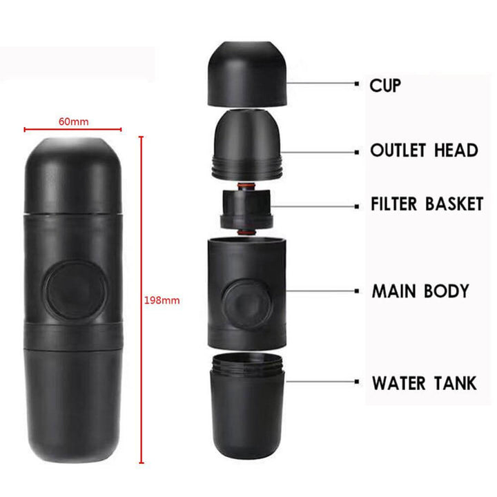 Lisslune | Portable Mini Espresso Coffee Maker